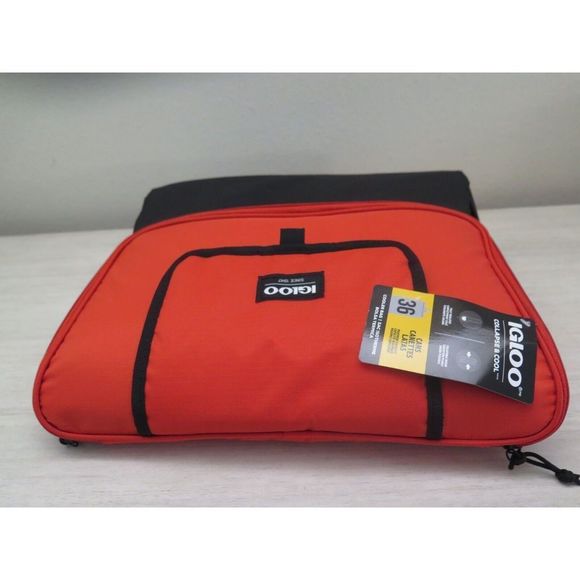 Igloo 4904001 Collapse & Cool Red/Black 36 Can Cooler Bag - Picture 8 of 11